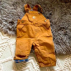 Carhartt overalls with fleece lining